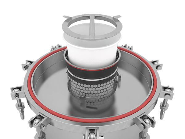 Bag filter structure