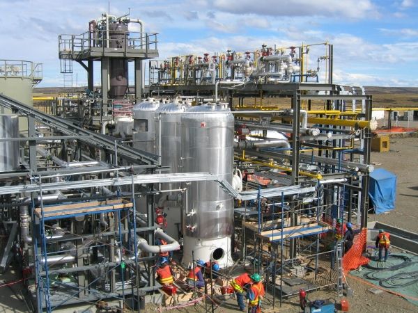 Candle filter used in oil & gas industry.