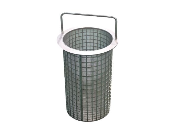 Cesta de colador estándar de acero inoxidable con mallas de pantalla de doble capa
